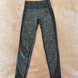 Gymshark Seamless High-Waisted Leggings Gray Size XS
